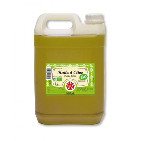 Huile d'olive vierge extra bio 5 l