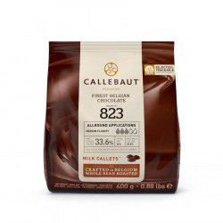 Chocolat de couverture lait 33,8% cacao en callets Select 0.4 kg
