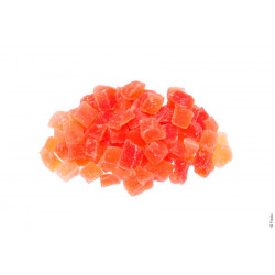 Papaye rouge déshydratée en cubes 1 kg