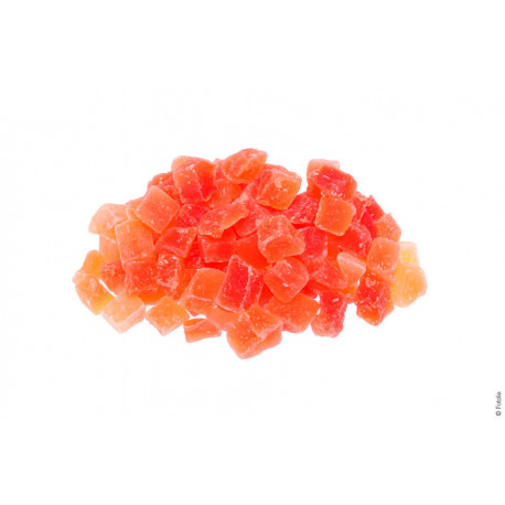 Papaye rouge déshydratée en cubes 1 kg