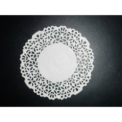 Dentelle Classic blanche ronde 10 cm FSC x 250