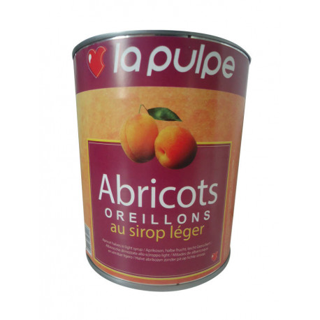 Oreillons d'abricots au sirop léger 4/4