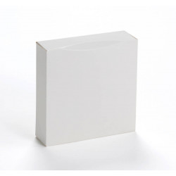 Boîte pâtissière blanche 16 x 16 x 5 cm x 50