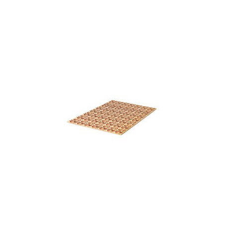 Feuille joconde décor bulles cacao x 6