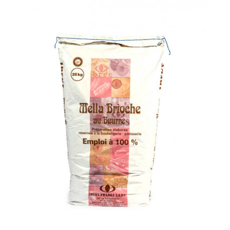 Préparation pour viennoiserie Mella brioche au beurre 25 kg