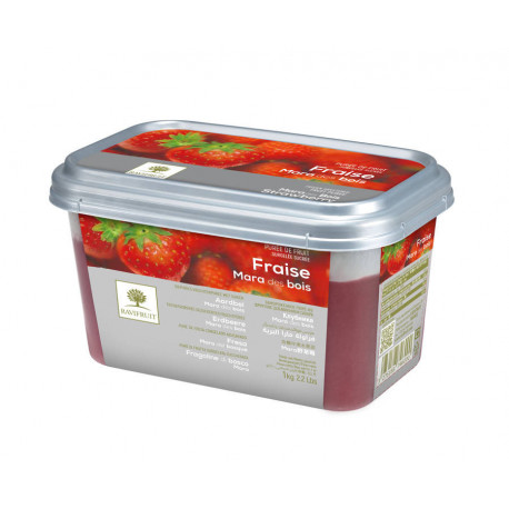 Purée fraises Mara des bois sucrée 1 kg