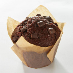 Muffin au chocolat intense avec décor morceaux de chocolat 75 g