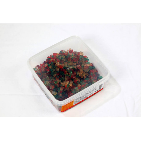 Melon tricolore confit en cubes 6 mm 1 kg