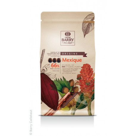 Chocolat de couverture noir 66 % cacao Mexique 1 kg