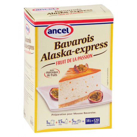 Préparation pour mousse bavaroise passion Alaska-Express 1 kg