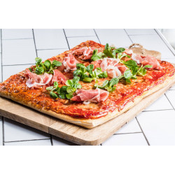 Fond de plaque pizza cru 59 x 39 cm 1250 g