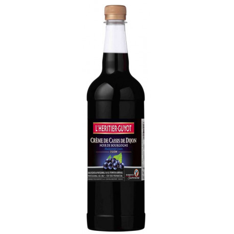 Crème de cassis noir de Bourgogne 15 % vol. 1 L