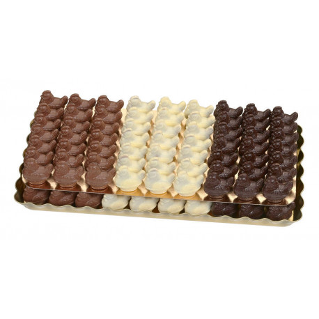 Assortiment de poules pralinées 3 kg