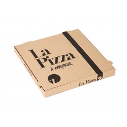 Boîte à pizza brune 330 x 330 x 35 mm x 100
