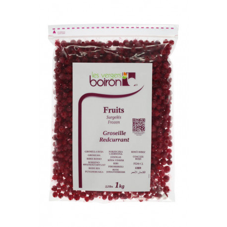 Groseille égrappée IQF 1 kg