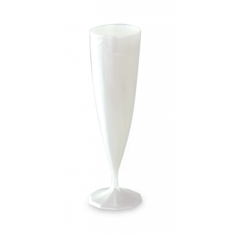 Flute champagne monobloc nacre 13.5 cl x 10