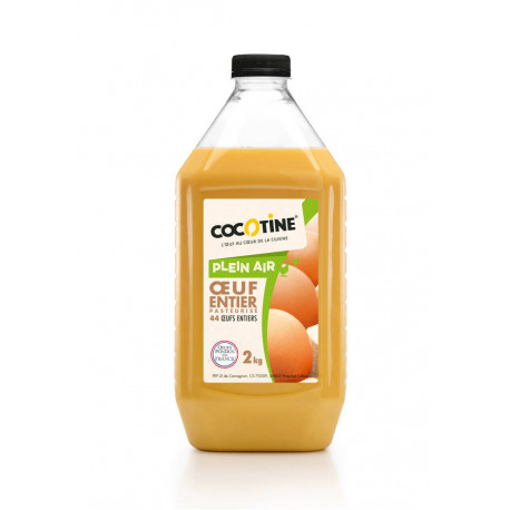 Oeuf entier liquide plein air 2 kg