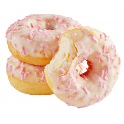 Mini donut saveur vanille 24 g x 135