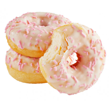 Donut fourré vanille nappé vanille 24g x 135