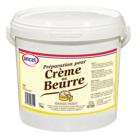 Préparation pour crème au beurre 7 kg