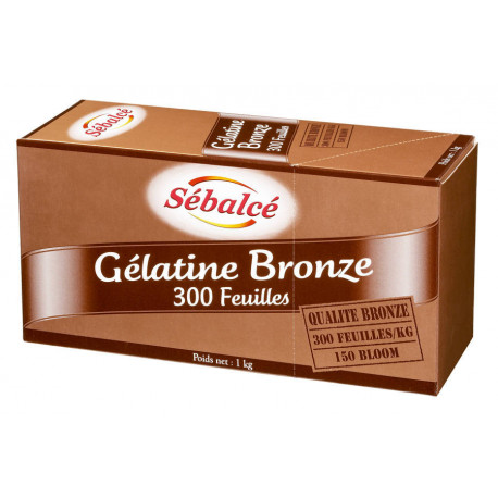Gélatine bronze 330F/kg 150BL 1kg