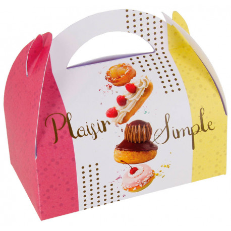 Boîte à poignée Plaisir Simple 17 x 10 x 6 cm x 50