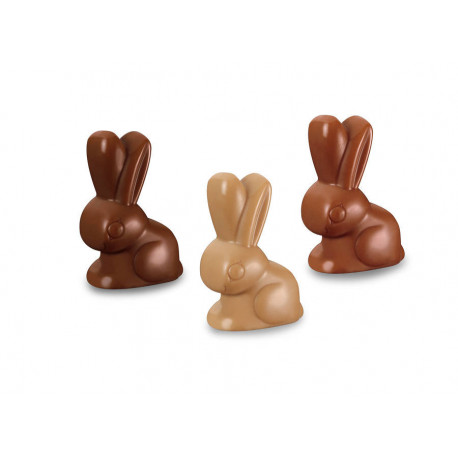 Moulage lapin en chocolat mixte pièces 2.4 kg