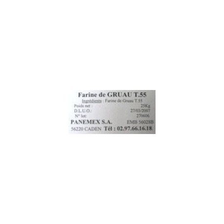 Farine de gruau T 55 - 25 kg