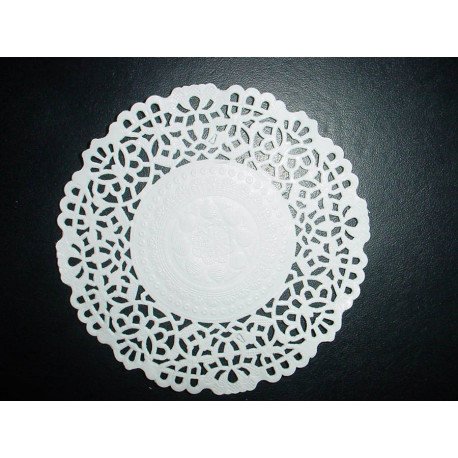Dentelle Classic blanche ronde FSC 12 cm x 250
