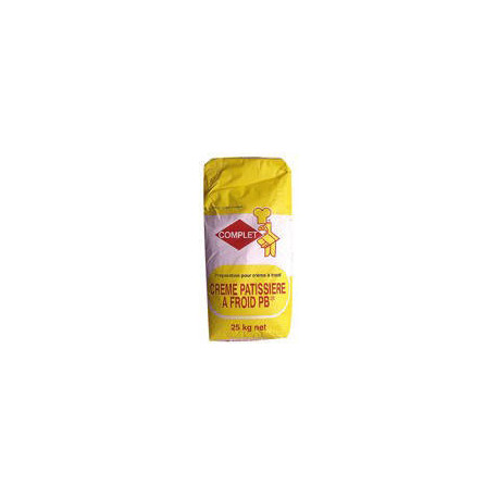 Préparation pour crème pâtissière à froid 25 kg