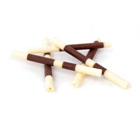 Chocolat lait-blanc 8,5cm Chocostixx Duo 600 g