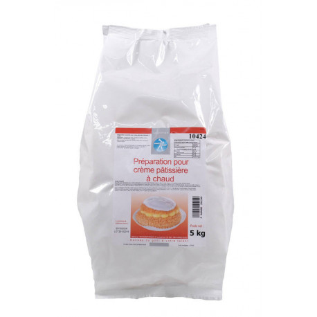 Préparation pour crème pâtissière à chaud 5 kg