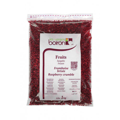 Framboise brisée Williamette IQF 1 kg