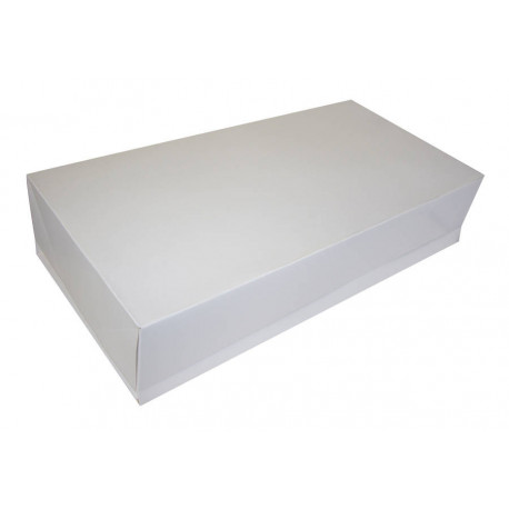 Boîte micro cannelure blanche 40 x 30 x 10 cm