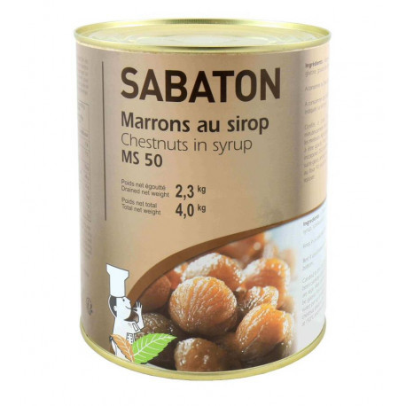 Marron entier au sirop MS50 - 3/1