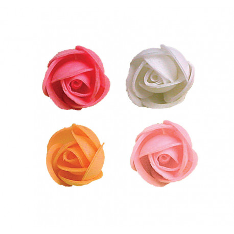 Rose en azyme 4 couleurs 35 mm x 100