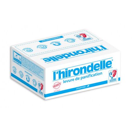 Levure de panification l'hirondelle rouge 500 g
