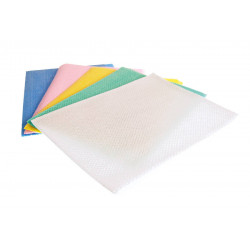 Chiffon ajouré non tissé bleu x 25