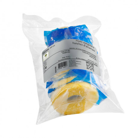 Ananas en tranches IQF 1 kg