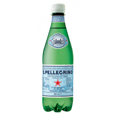 Eau minérale naturelle pétillante San Pellegrino 50 cl