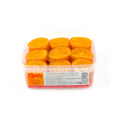 Orange confite en tranches 1 kg