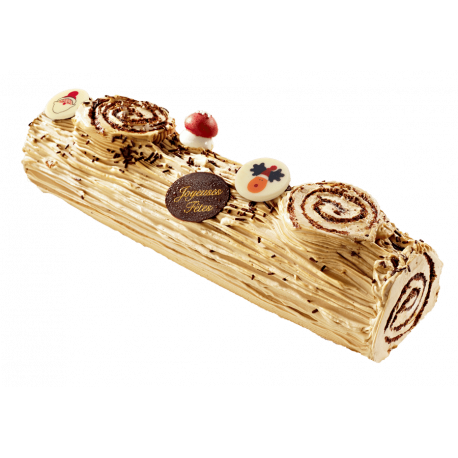 Bûche crème au beurre-café 24 cm 500 g