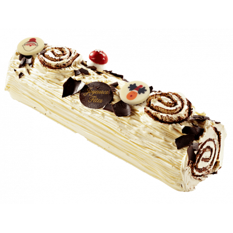 Bûche crème au beurre-vanille 24 cm 500 g