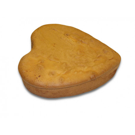 Genoise coeur nature 220 mm