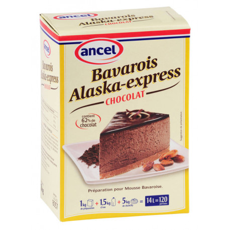 Préparation pour mousse bavaroise chocolat Alaska-Express 1 kg