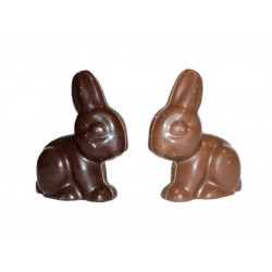 Moulage lapin praline-noisette-chocolat noir 1100 g