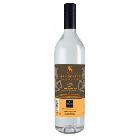 Eau-de-vie Marc de champagne Goyard 60 % vol. 1 L