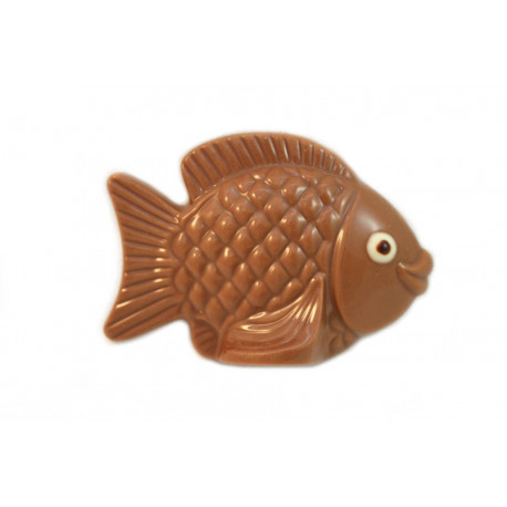 Moulage poisson bubulles 8 cm chocolat lait 60 g