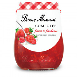 Compote fraises-framboises 130 g