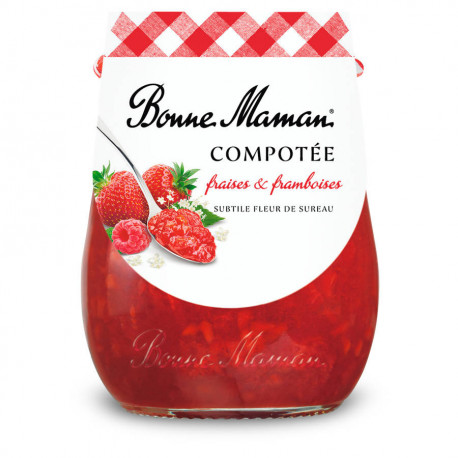 Compote fraises-framboises 130 g